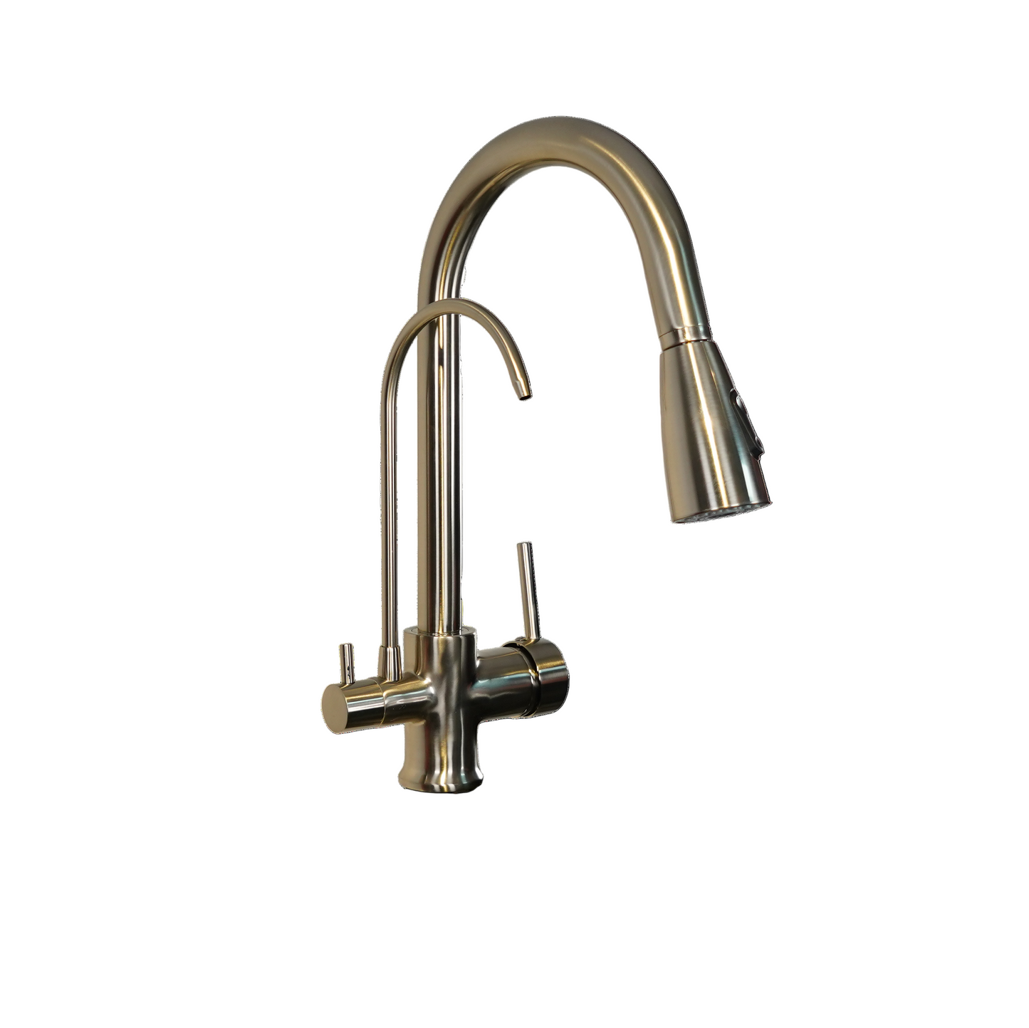 صنبور فاخر من الفولاذ المقاوم للصدأ بثلاثة اتجاهات