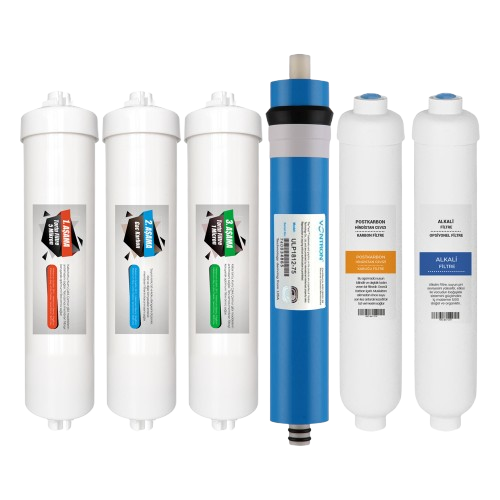 Su Arıtma Cihazı Tam Takım Filtre + Alkali Filtre